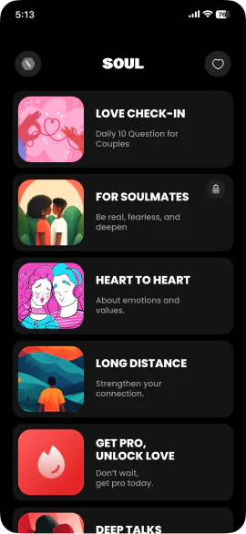 Soul home screen
